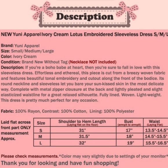 Ivory Cream Lotus Floral Embroidery Babydoll Dress - Picture 8 of 8